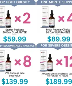 Trimova - Weight Loss Drops (x4 Bottles)